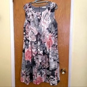 Calvin Klein Pink Floral dress - size 16